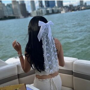 🍋 FOR LOVE AND LEMONS Fiorella Bridal Veil. Great Condition.